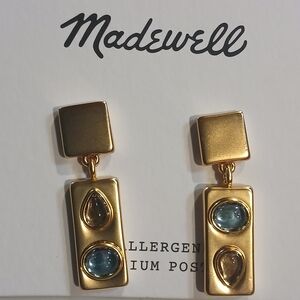 ❤️Madewell ❤️Stacked Stone Drop Earrings